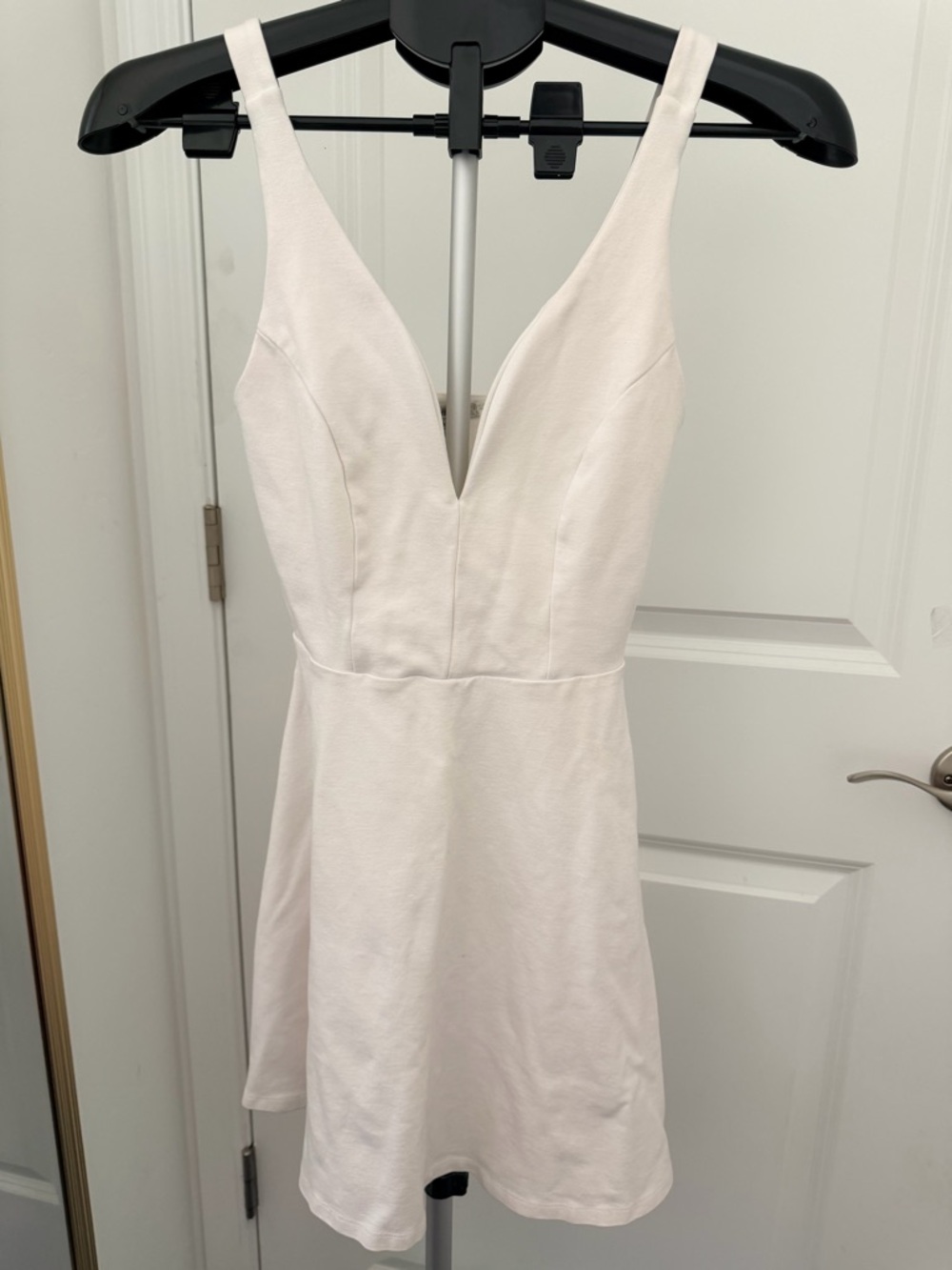 Charlotte Russe White Strapless A-Line Dress
